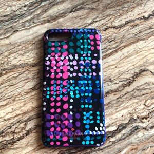 Kate spade polka dotted iphone 8 plus phone case